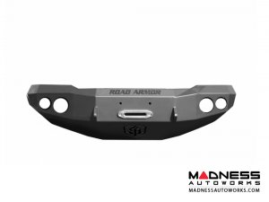 GMC Sierra 3500 Stealth Front Winch Bumper - Smittybilt XRC - Texture Black WARN M12000